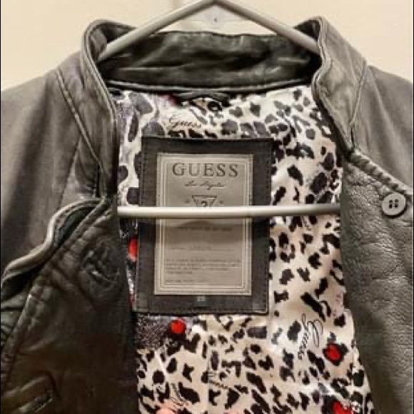 Slim fit leather jacket - Picture 5 of 5